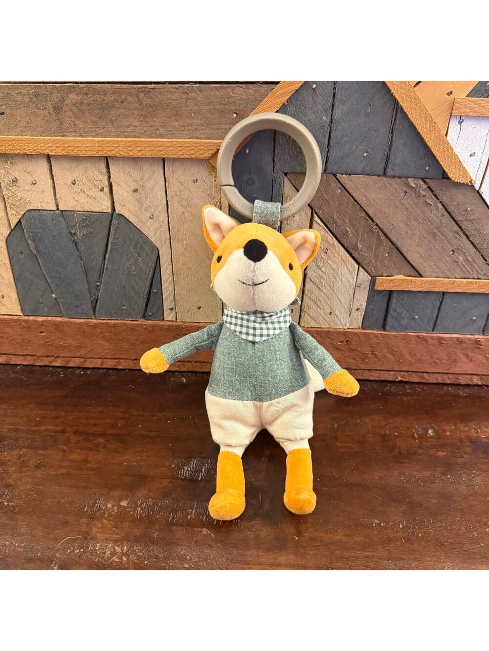 Jellycat Little Rambler Fox‎ Rattle Stuffed Animal Stroller Toy